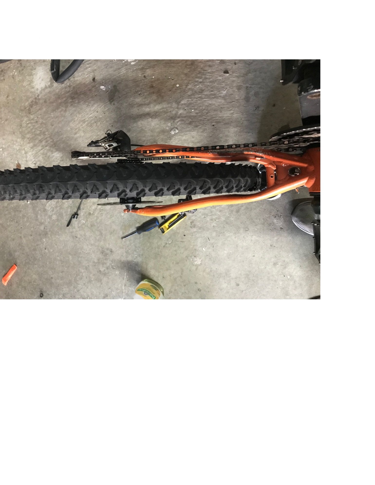 Why is wheel not straight and in middle of frame? Bike Forums