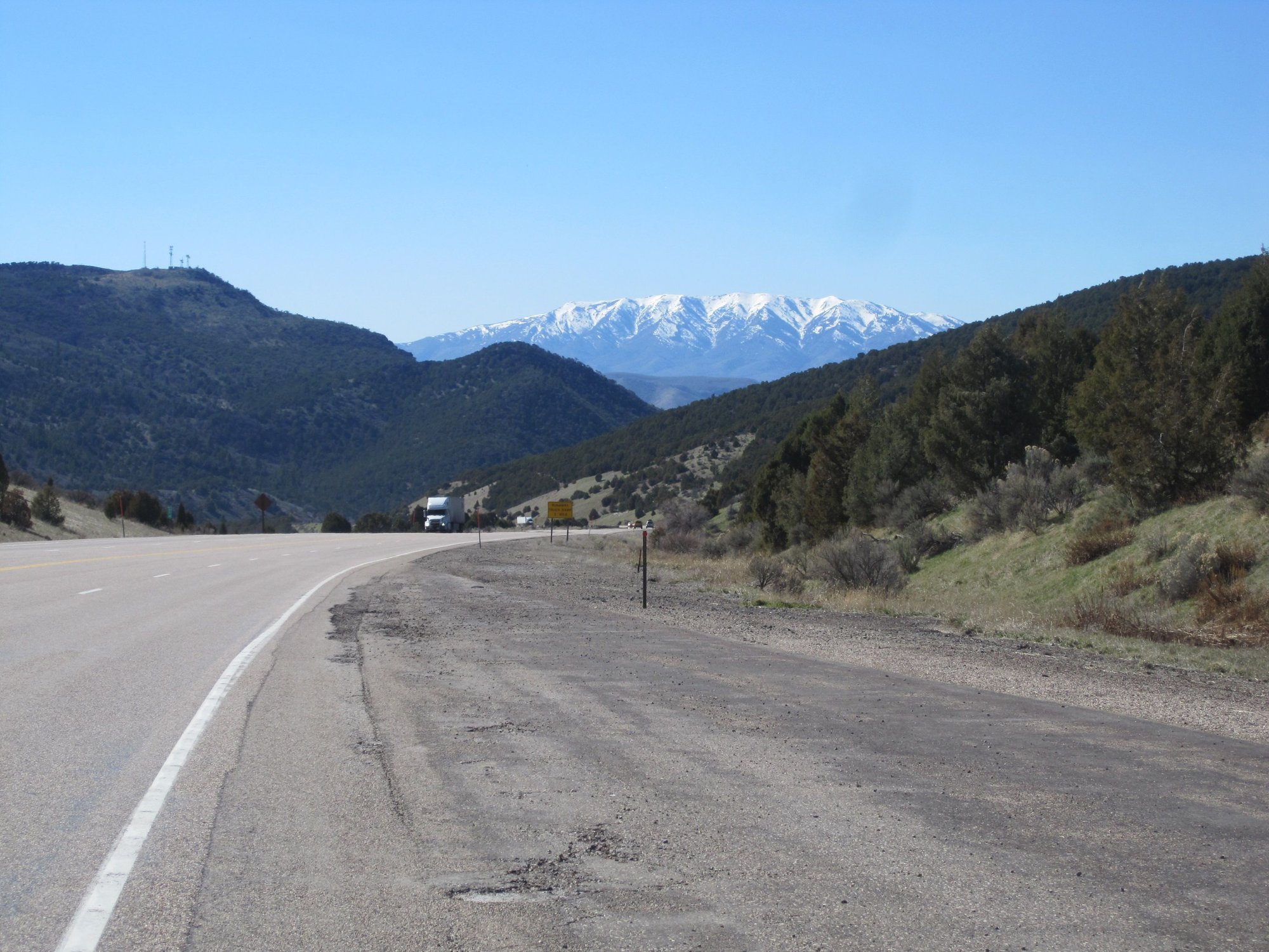My journey started behind those mountains
