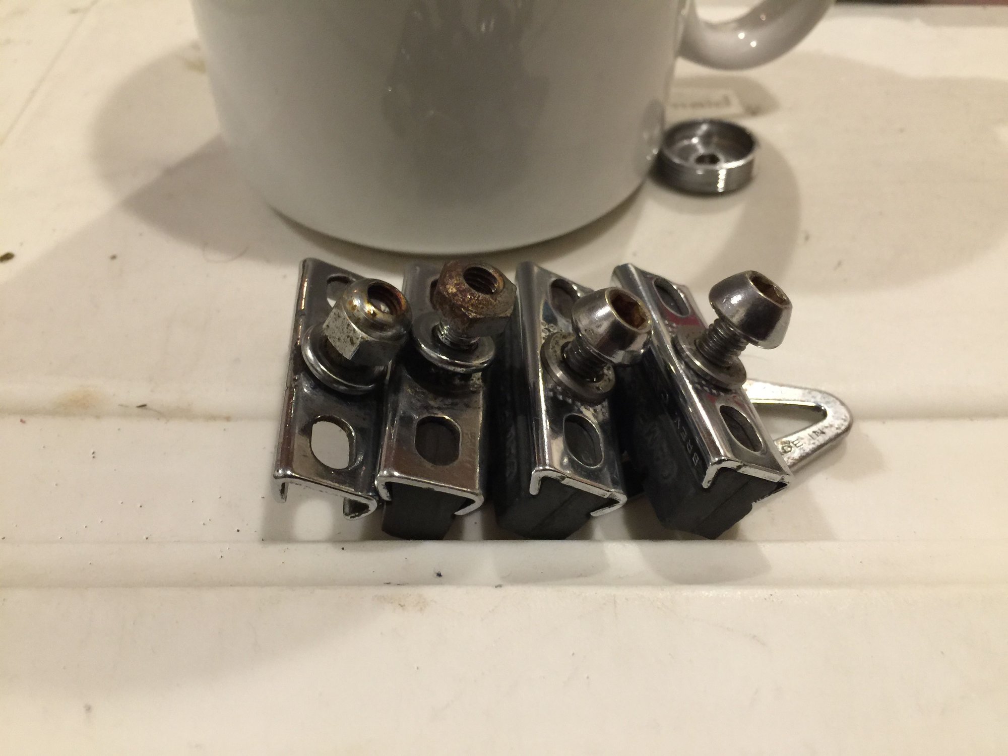 Trade my right Campy brake pad holder for your left Bike Forums