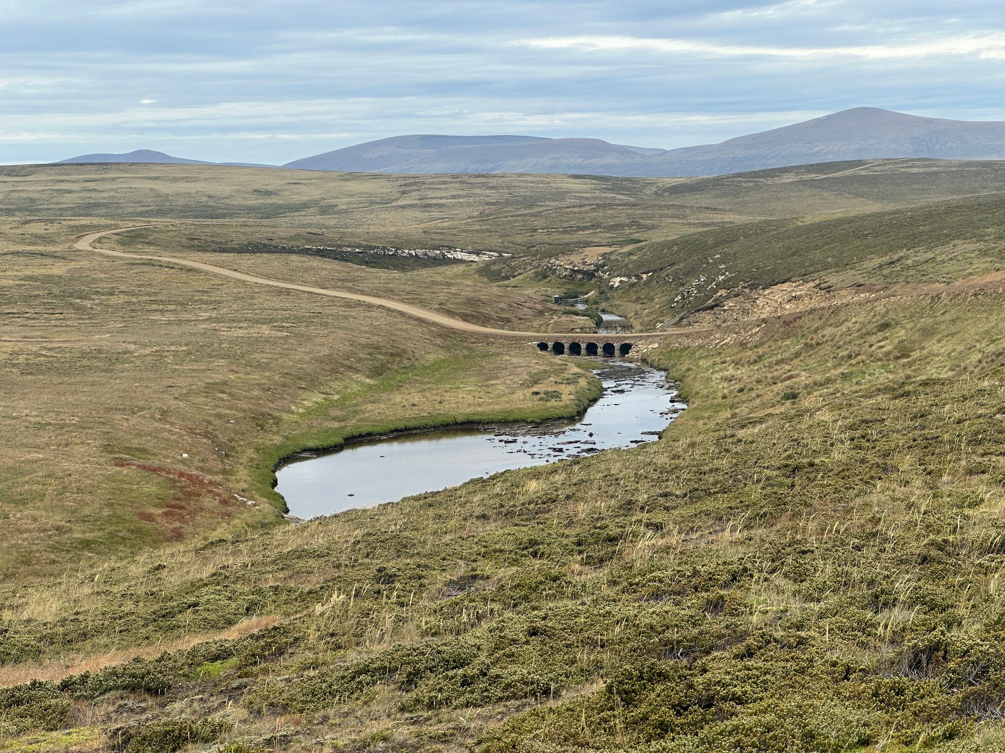 The only designated camp ground in all of the Falklands