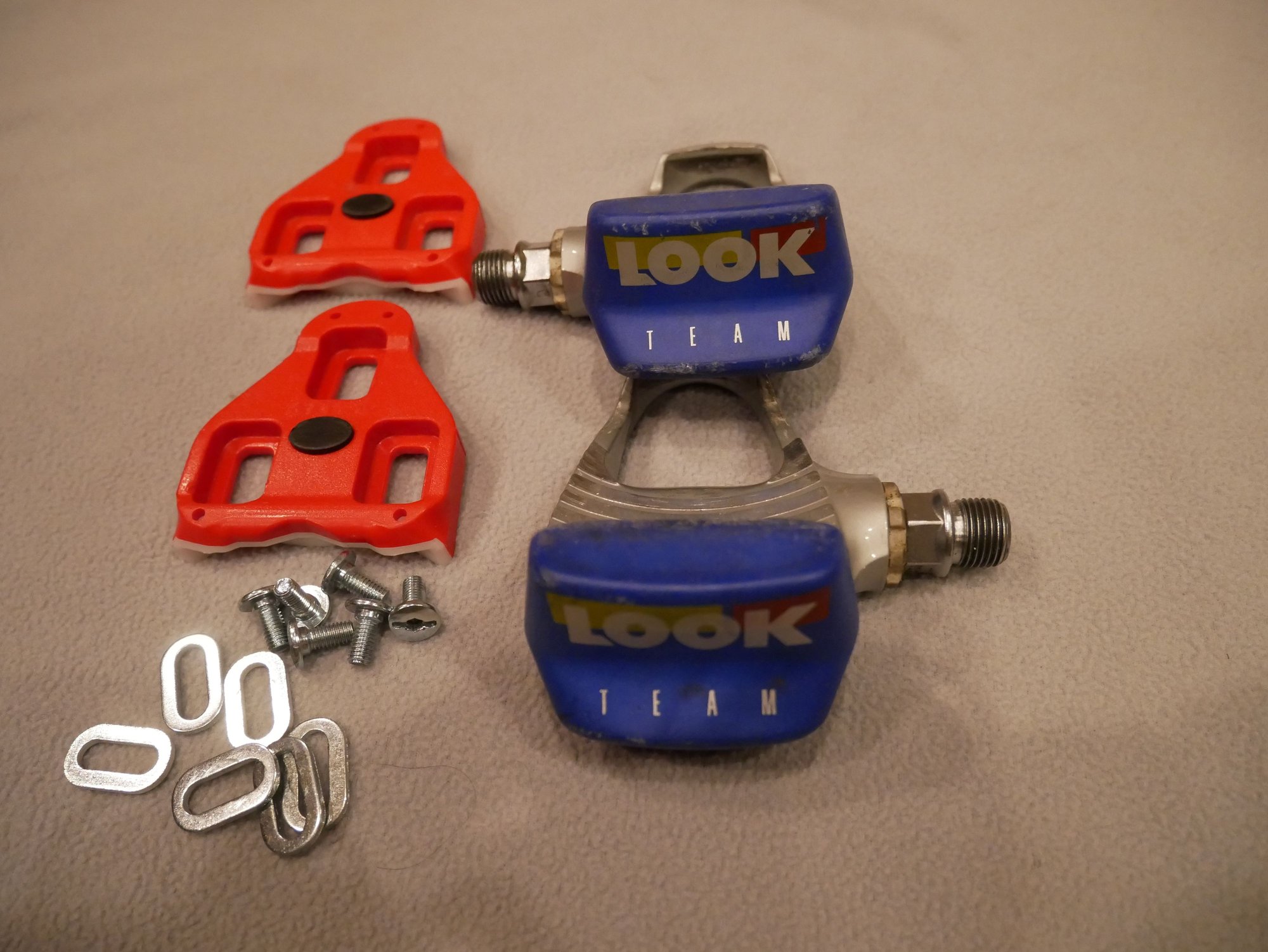 Pédales Automatiques LOOK PP296 Jaunes | Aluminium 9/16" Fabriquées En France