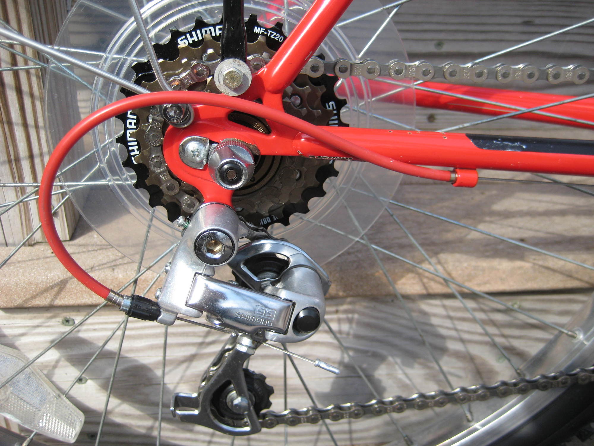 bicycle rear axle