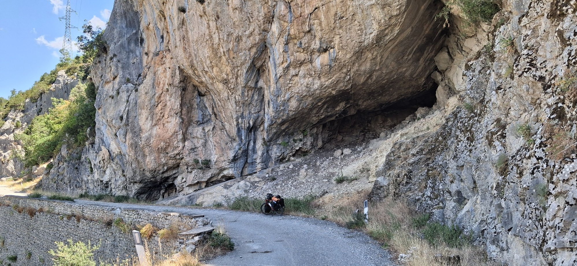 Climbing to Leskovik, south Albania, July 30 2025