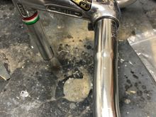 Original to the bike 3TTT Grand Prix stem (22.0) and bars...