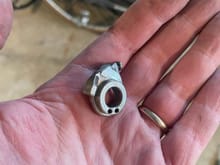 (Seller) Domehow this came out but the spring and clip are there, however I'm not sure I can get it back together without a bench vise.
