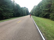 Another rider I caught up to when starting out today 