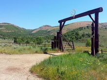Typical ranch entrance