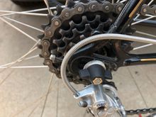 Rear hub wing nut