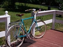My sold but the bike that replaced the first Saluki, a 55cm Bleriot. 