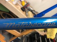Script logo still in 1972, classic crazed paint....