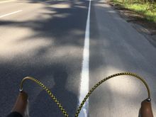 Rolling straight with little traffic is sweet.