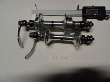 Hub set D.  Low flange, 36hole, with SR QR's.  127.5 over nut length.  $120 shipped