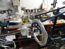 New roll of cable housing ready to proceed.