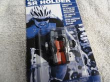 These two compound pad style of brake pad holders are pretty nice and have the replaceable pads for the long haul.