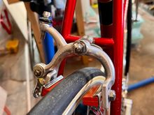 Rear brake needed a drop bolt