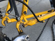 Bullet shaped tube ends at the dropout