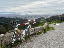 Storm clouds gathering over the SF bay.