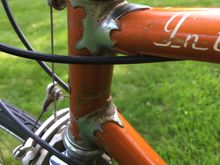 Not very shiny on the chrome lugs