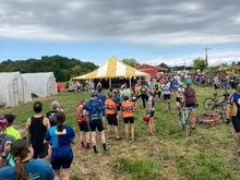 Lunch stop was popular.