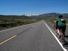 Highway 395 southbound near Highway 108 (Sonora Pass) junction