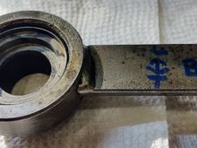 This is how the Stop looks when threaded into the tool without the freewheel body.