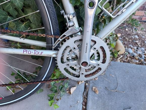 Suntour AT 46, 36, 26 crank marked d10