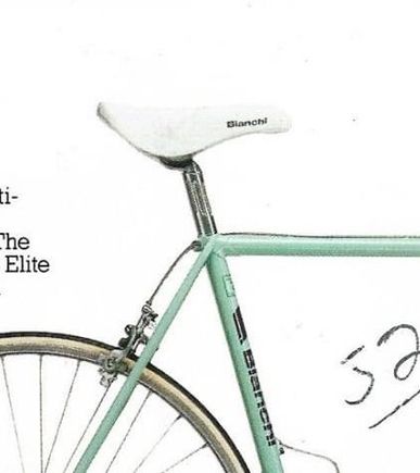 This ‘87 Trofeo seems to have a longer cap with Bianchi embossed on it.   