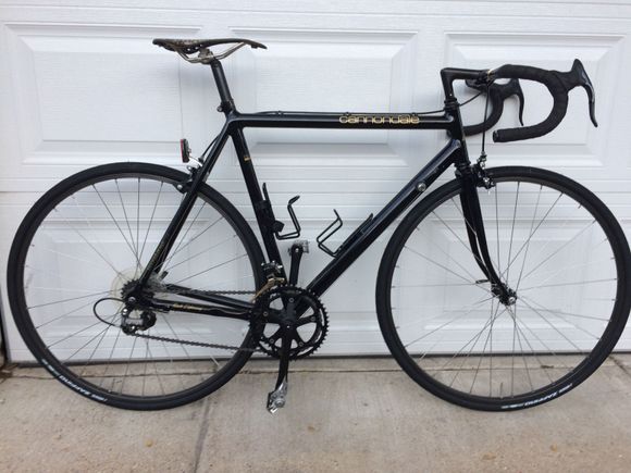 Current set up, but taken before I’d installed my Sprint pedals! Lol! And that crap saddle is saving the original. It’s terrible, and I’ve since put a cut down brooks on it.