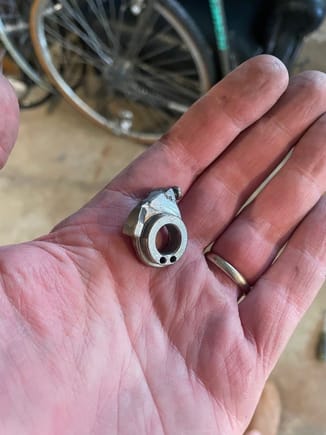 (Seller) Domehow this came out but the spring and clip are there, however I'm not sure I can get it back together without a bench vise.