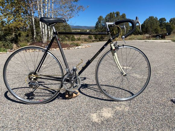 1987 nishki continental bare frame rebuild with parts 
