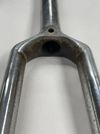Major pitting in the crotch of these forks 