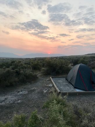 Smoky sunrise - lots of wildfires in 2020