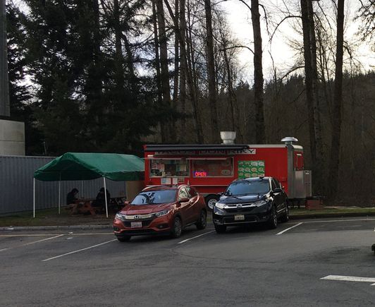 A local roadside Mexican takeout - immobile truck.  Been there a few years, hope it stays