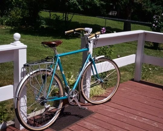 My sold but the bike that replaced the first Saluki, a 55cm Bleriot. 