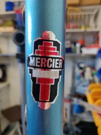 Head badge sticker is not even straight. 
Would 106819 be the serial number? 