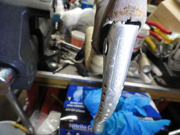 left lever in pretty good shape