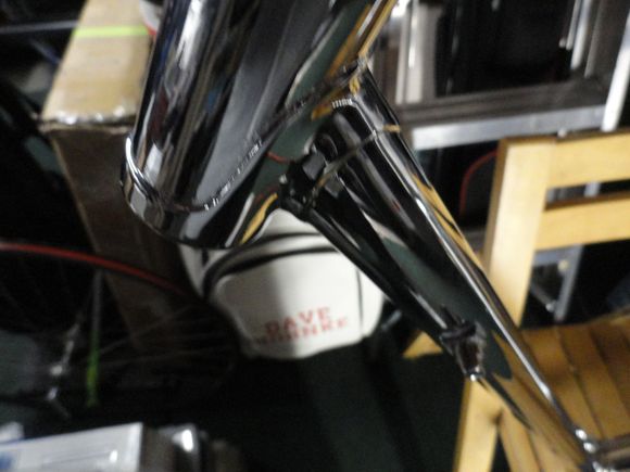 More clean detail of the braze work and chrome around them.