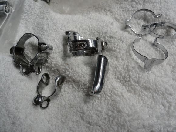 Not sure how it got into the stash, but it can be used by someone.  Cable guides, and clamps for cables.  