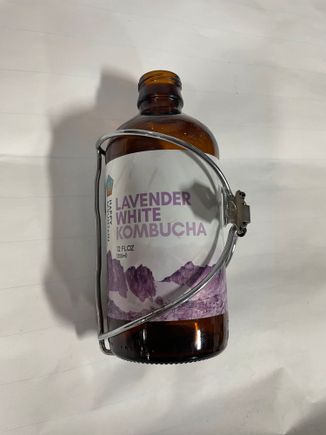 If you are a stinking hippy, or a hipster, well you are in luck. Kombucha which in no way tastes like fermented dirt will also fit in this stunning holder. 