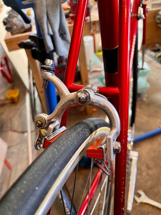 Rear brake needed a drop bolt