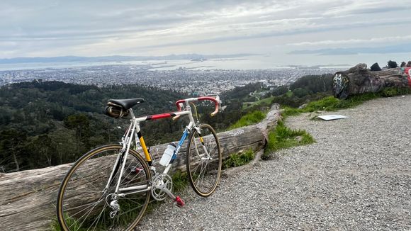 Storm clouds gathering over the SF bay.