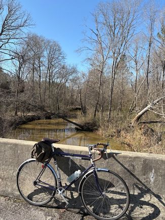 with a pause at the bottom for a photo of my bike on a bridge ... wait, that's another thread, isn't it?
