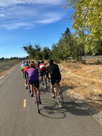 Day one on the Russell Blvd. bike trail. 