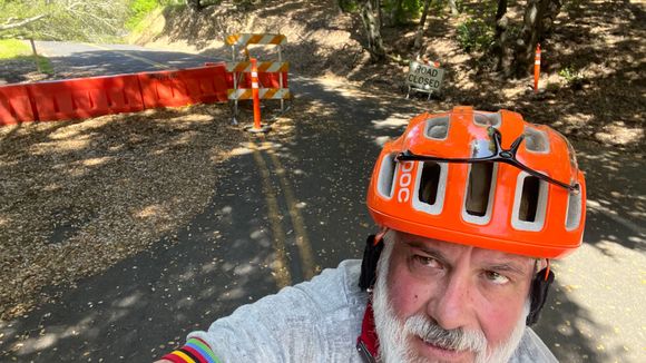 Open road ahead through Tilden Park.
