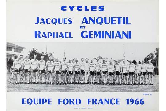 Vintage car and bike guy myself, love the tie Ford France had with bike racing in 1965 and 1966….  