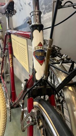 Blanche Paris Roubaix. We got a short demonstration of the shifting in action.