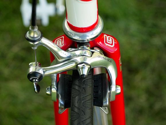 Digging the front fork.