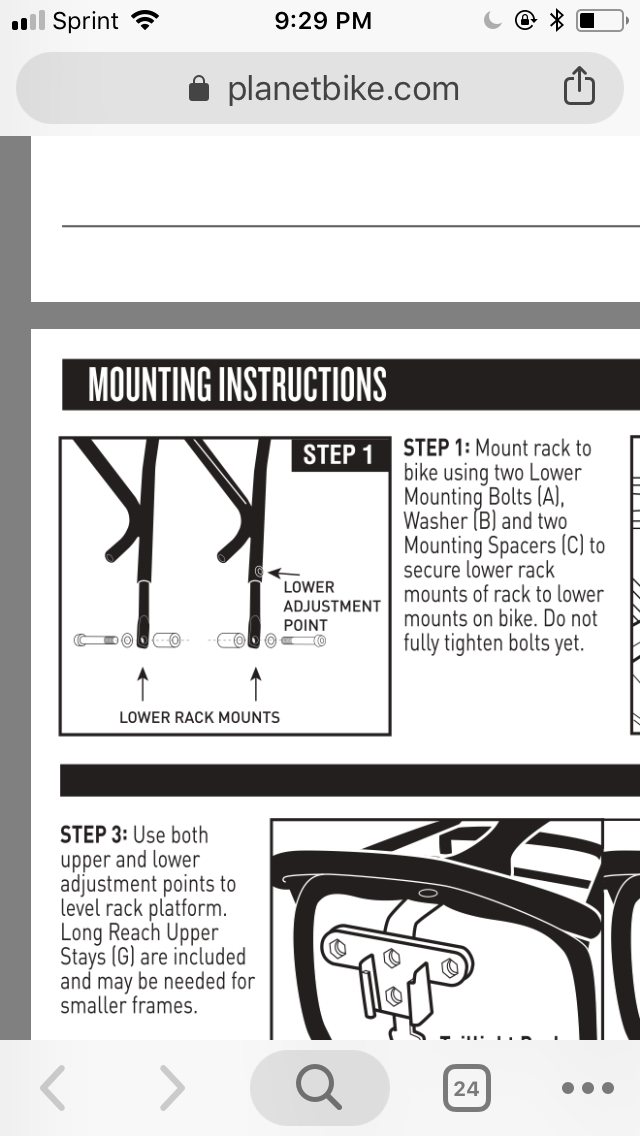 Rear rack spacer - OK, or bad idea? - Bike Forums