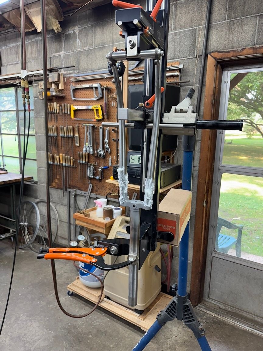 fluxed and ready for brazing