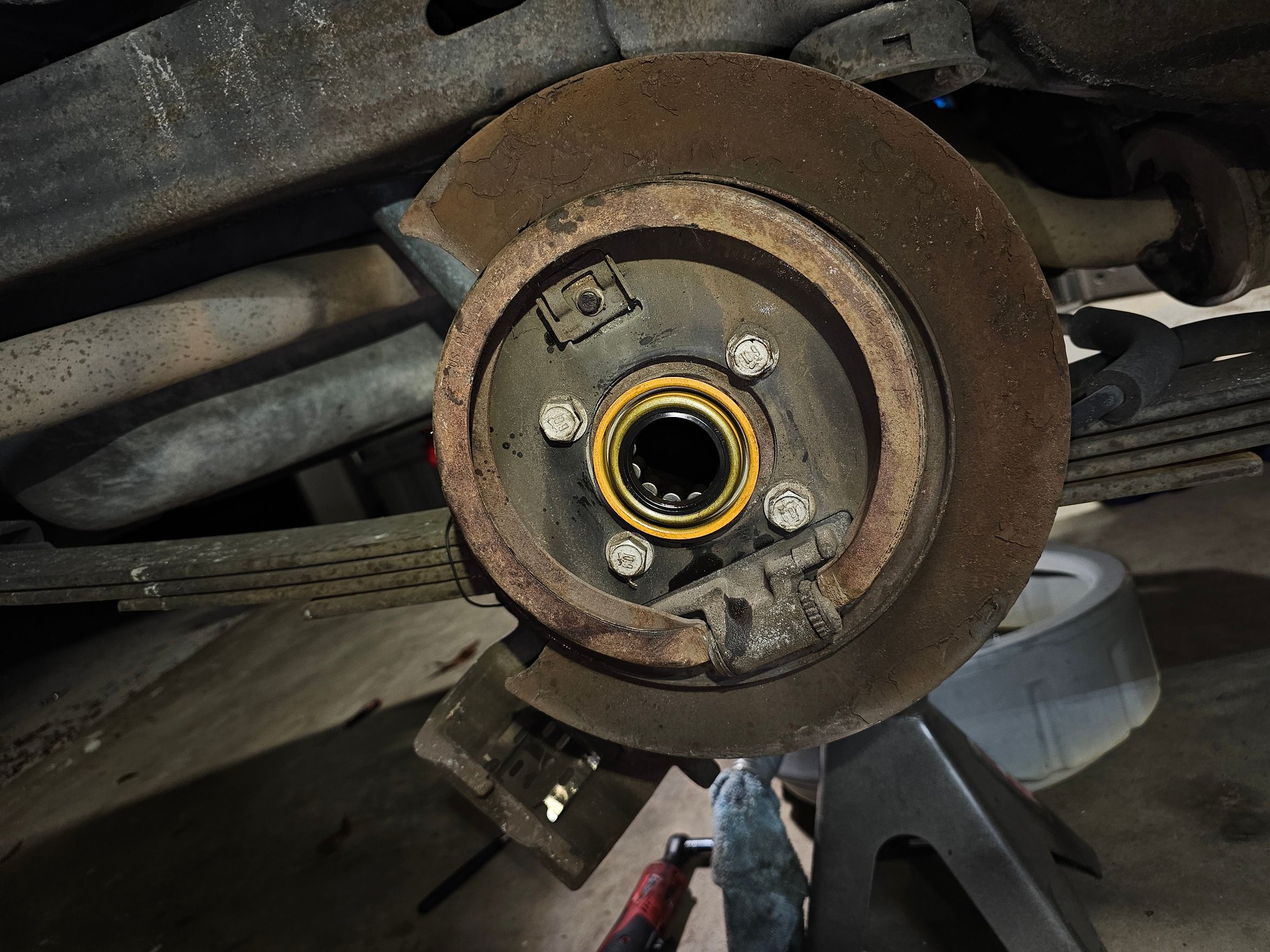 Timken Wheel bearings and seals, The axle shafts were nice and smooth. So this was a clean and easy install. 